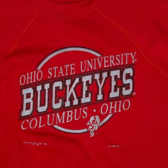 Vintage Ohio State Buckeyes University NCAA Collegiate 1980s Sweatshirt - Picture 2 of 4